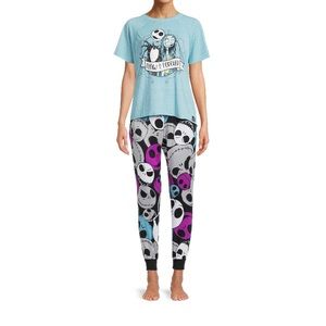 Disney nightmare before Christmas 2pc pj set size L